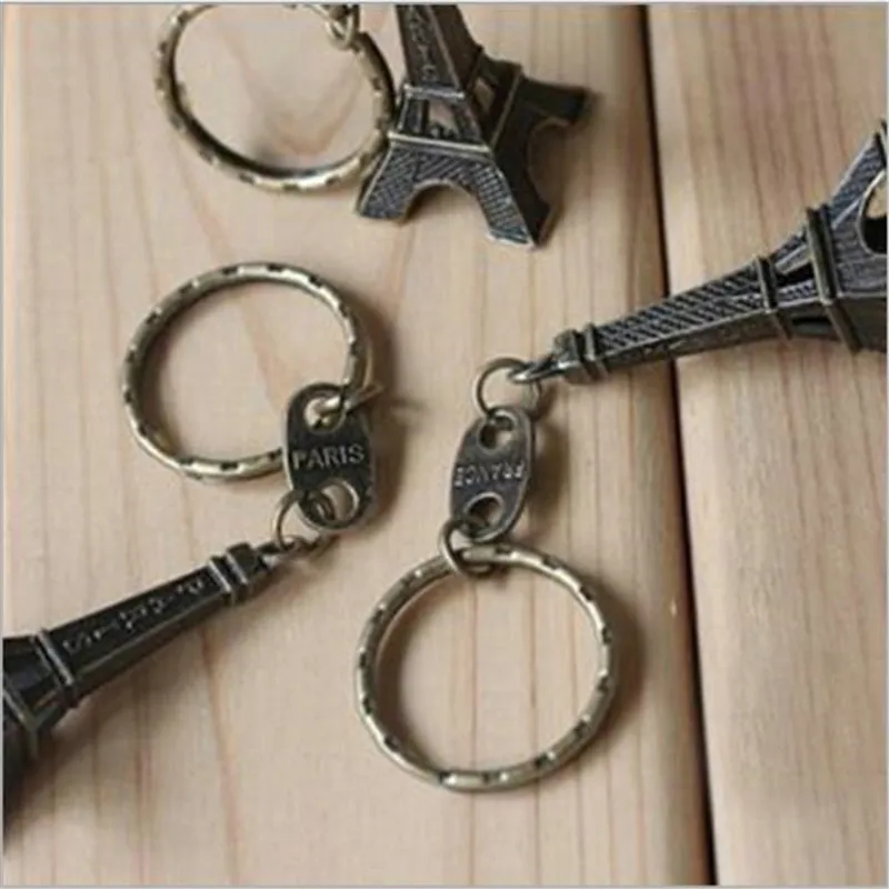 2 шт Clef ретро мини украшение Брелок Эйфелева башня Париж Тур держатель цепи