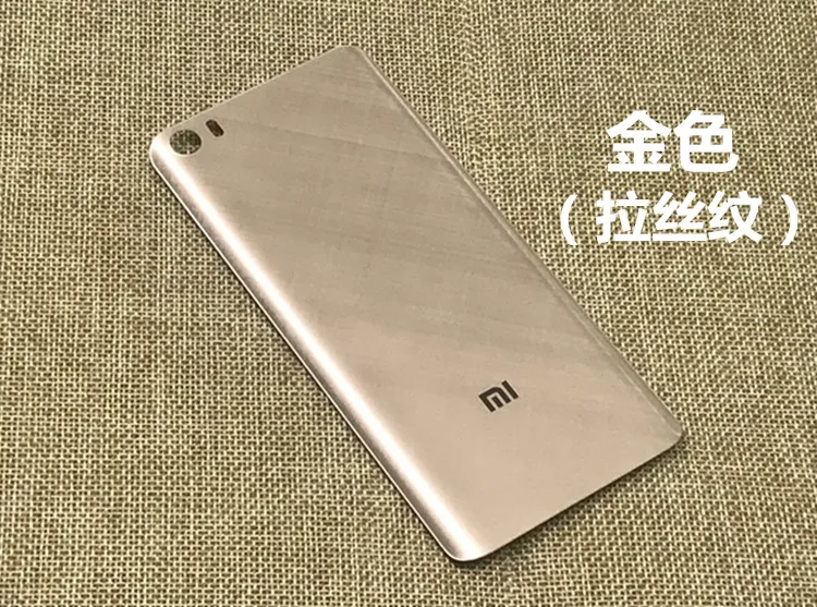 100% Оригинальный запасной корпус для Xiaomi mi5 Задняя стеклянная задняя крышка