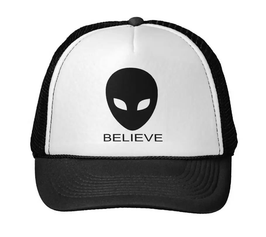 Believe alien/бейсболка с буквенным принтом Кепка для водителя грузовика женщин и