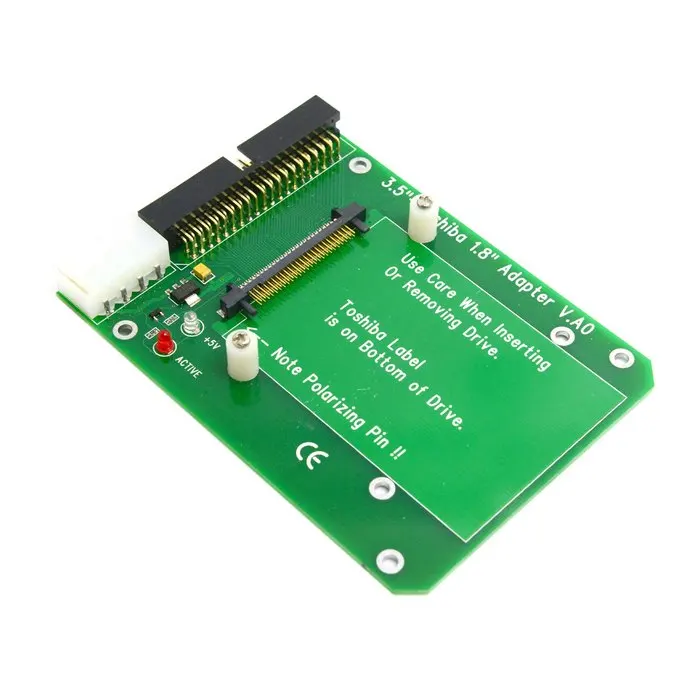 50PIN 1 8 &quotMicro Drive to 3 5&quot 40pin IDE адаптер для Toshiba жесткого диска|40pin ide|ide 1.81.8 ide adapter |