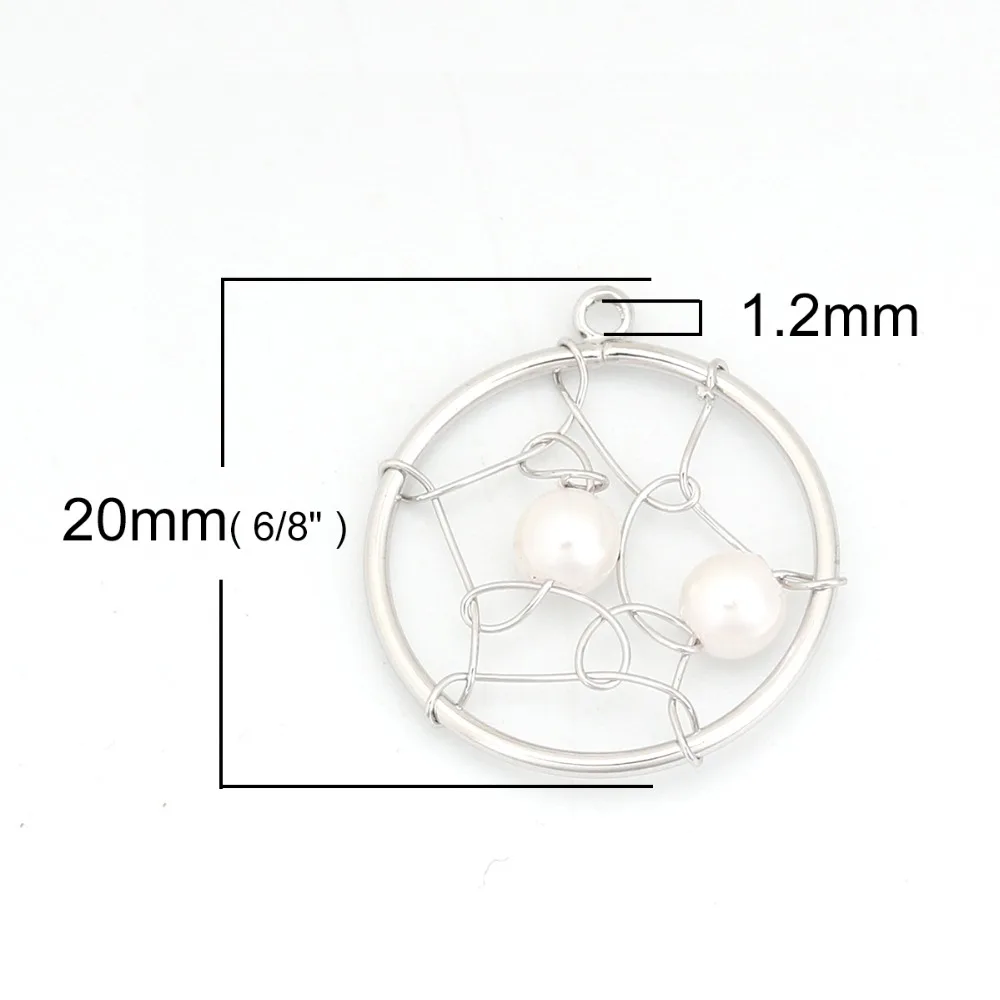 DoreenBeads модные ювелирные изделия DIY Подвеска акриловые и медные Металлические