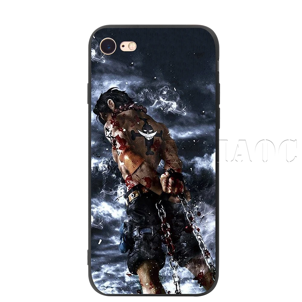 YIMAOC one piece Ace силиконовый мягкий чехол для iPhone 11 Pro XS Max XR X 8 7 6 6S Plus 5 5S SE - Цвет: 2