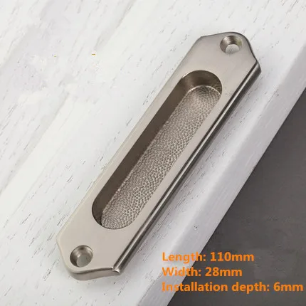 Настенный винт из матовой нержавеющей стали с темной ручкой/простая Европейская