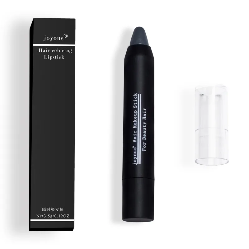 deep brown 5 цветов краска для волос Временная Крышка для белых волос нетоксичный краситель мелок покрытие серых корней волос для женщин леди красота - Цвет: deep brown