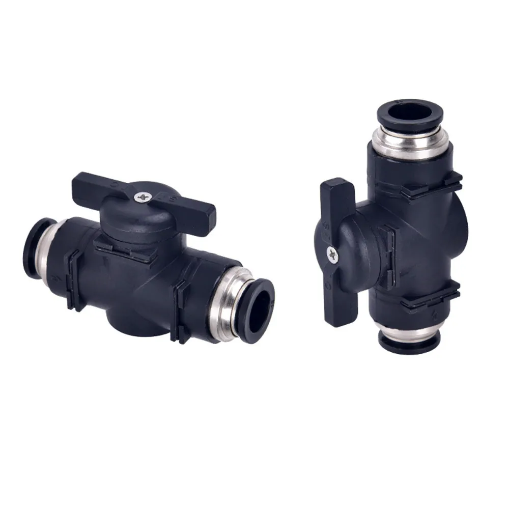 

Пневматический вставной быстроразъемный ручной клапан BUC4 6 8 10 12 мм, ручной поворотный пневматический переключатель