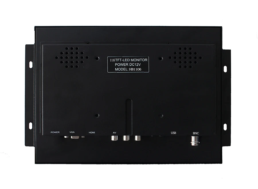 11 6 дюймовый открытый металлический каркас промышленный монитор VGA AV BNC HDMI ips ЖК