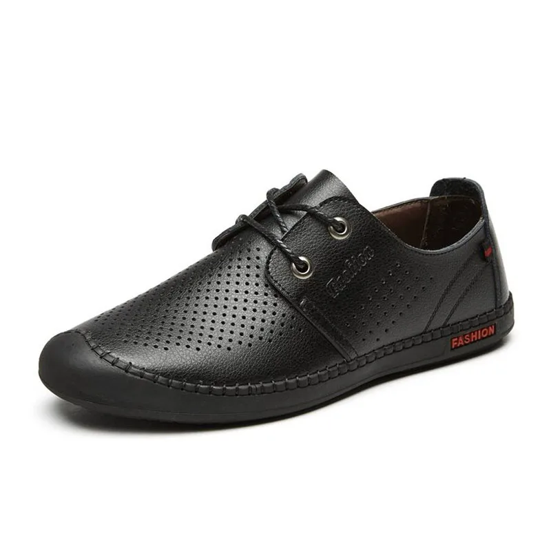 CULARACCI Simple Men Casual Leather Shoes Handmade Breathable Lace Up Moccasin Daily Date Male Footwear Size 38-44 | Обувь