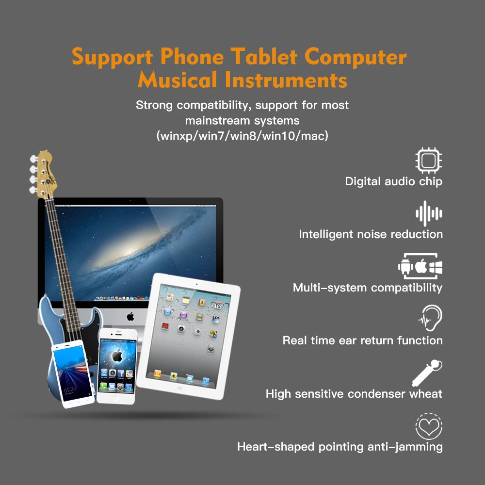 FELYBY bm 800 Модернизированный профессиональный конденсаторный микрофон BM1000 для