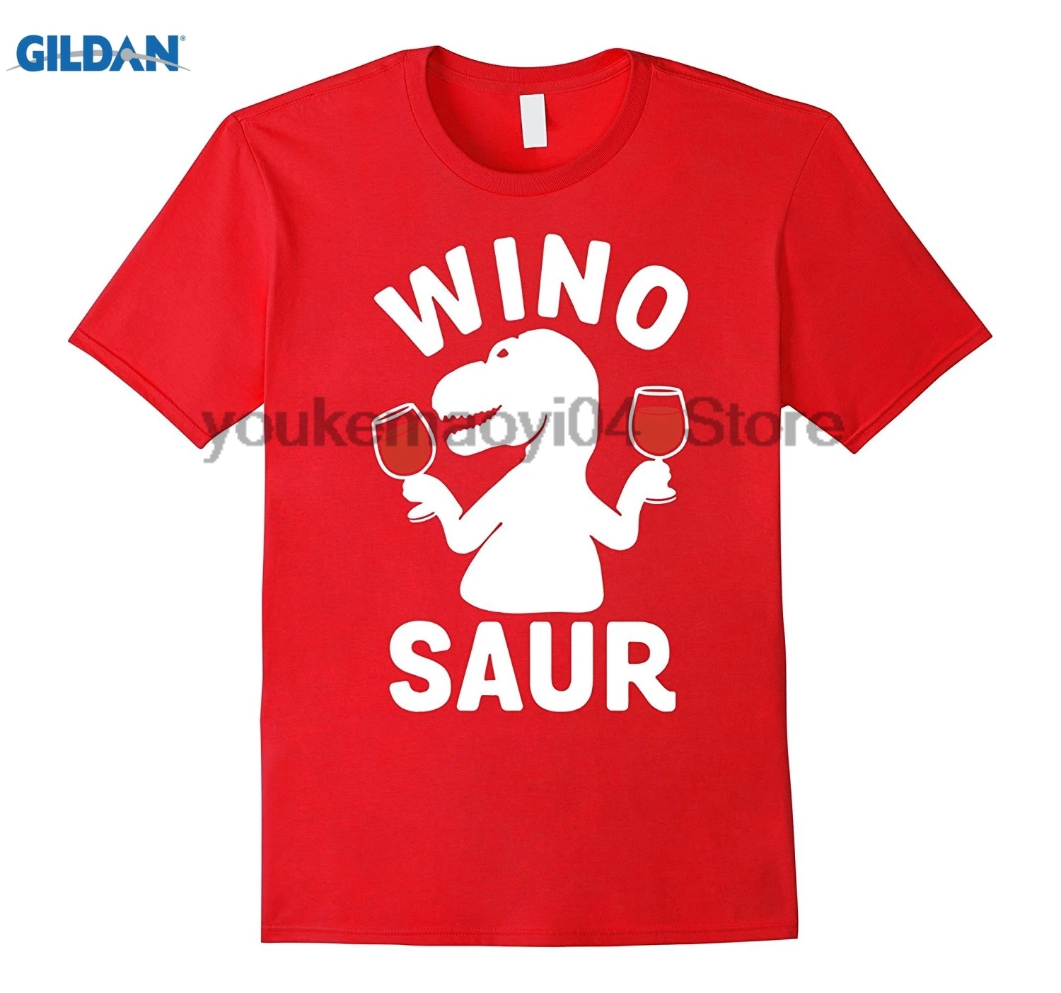 GILDAN забавная рубашка WINOSAUR | Мужская одежда