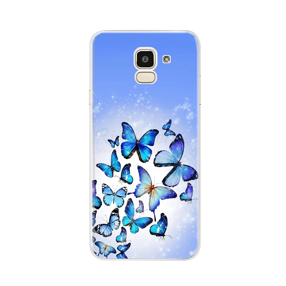 Чехол для телефона samsung Galaxy j6 Мягкий силиконовый чехол для защиты Fundas samsung j6 Plus j600f j610f Capas чехол