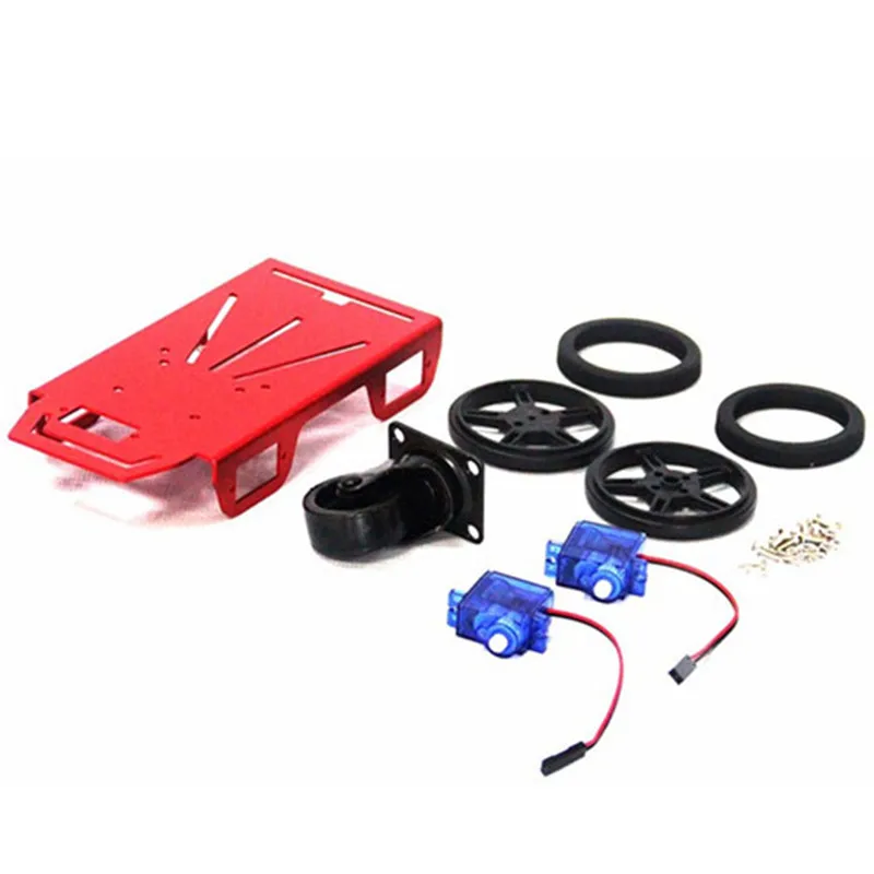 FEETECH 9g servo 2WD Mini Programmable Robot Kits Mobile Platform toy Kit FT-MC-001 DIY educational mini car for Hobbyists | Игрушки и