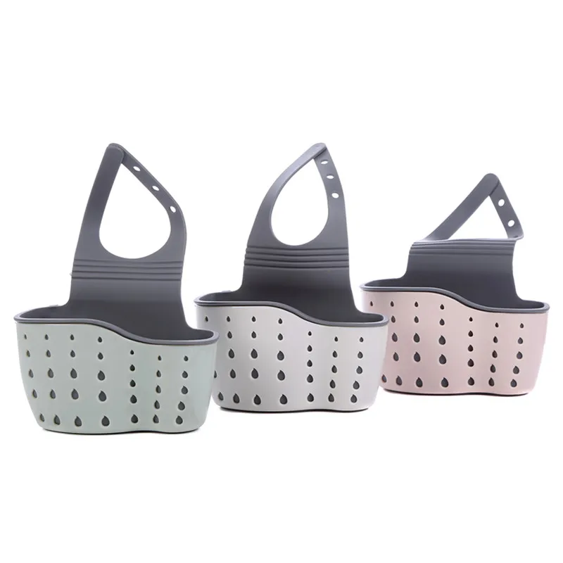 Двухслойная подвесная сливная корзина для кухни и ванной держатель раковины