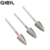 diamond nail drill bits foot callus cuticle clean cutter for pedicure diamond rotary burr bits for pedicure tools accessories