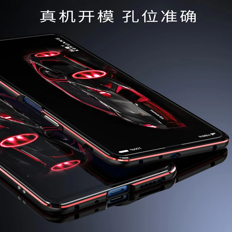 Модный металлический чехол для ZTE Nubia X с двойным экраном металлическая оправа