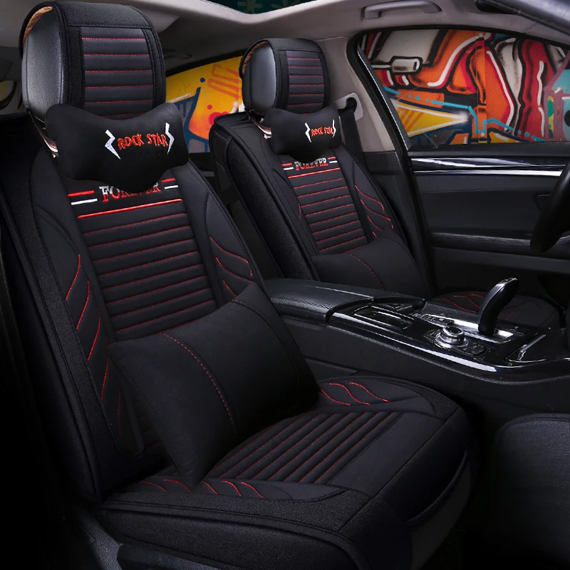 Универсальные льняные чехлы для сидений автомобиля автомобильных maval h2 h3 h5 Haval h6 h8