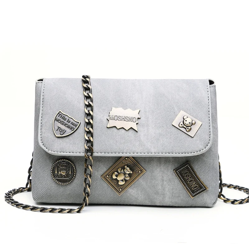 Мини Сумки Конверт Плеча Женщины 2016 Девушку Посланник Crossbody Щитка Цепи Мешок