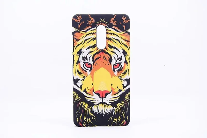 Брендовый жесткий чехол для телефона с рисунком льва волка совы Xiaomi Redmi Note 4 / 4X