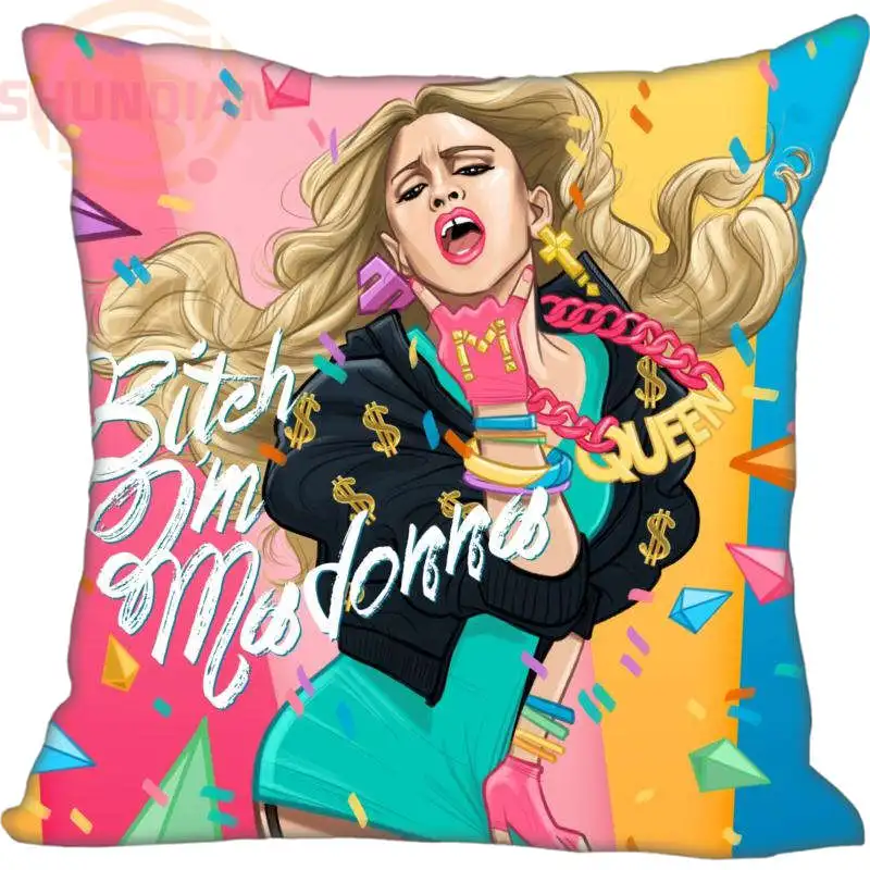 19 Свежеприбывшие розетки декоративная наволочка Madonna квадратном каблуке на молнии, накидка для подушки, 20X20 см, 35X35 см, 40x40 см - Цвет: 19