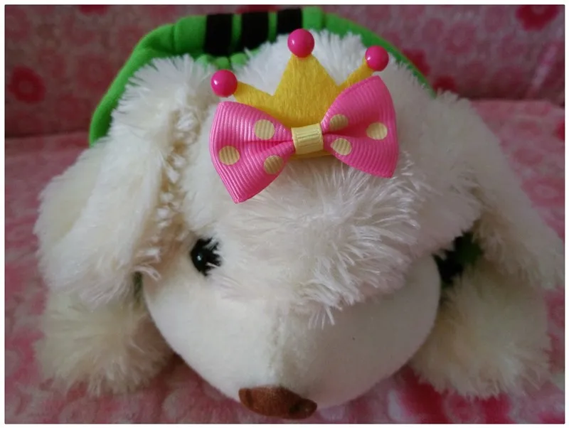 10 шт./лот оптовая продажа заколки для волос животных милый щенок