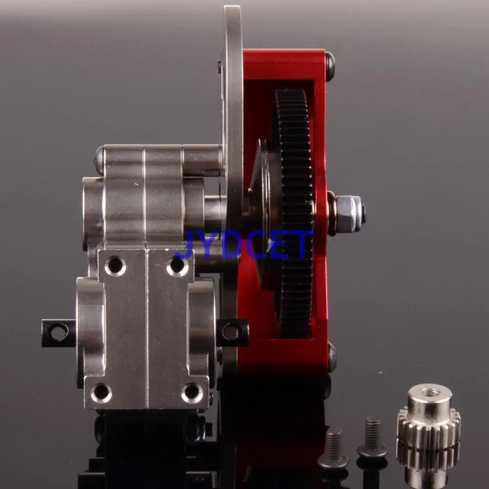 CNC алюминиевая блокированная коробка передач для RC 1:10 Axial SCX10 AX30487|Детали и