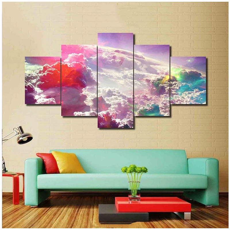 

5pcs diamond embroidery Abstract clouds diy diamond painting sale picture of rhinestones cross stitch painting by number ZP-1657