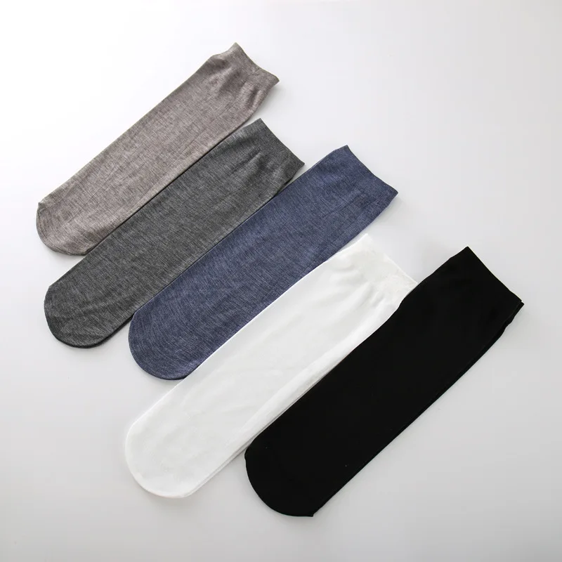 Большие продажи хлопковые мужские носки стильные модные тапочки Летние удобные