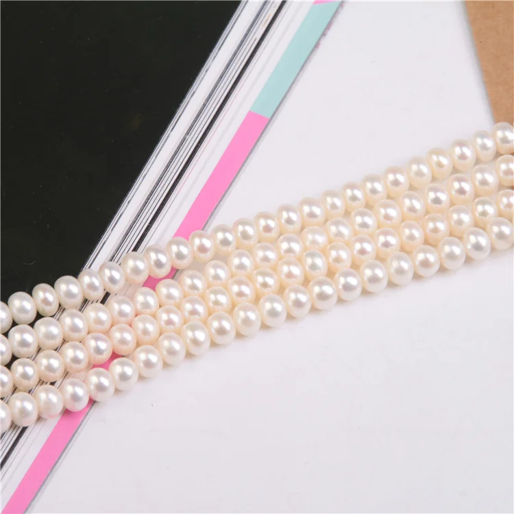 Бусины Из Натурального пресноводного жемчуга 6 5 мм|beads for diy|natural beadsfor diy |