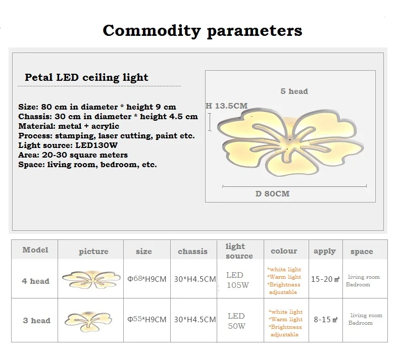 Креативные художественные Роскошные светодиодные потолочные светильники для