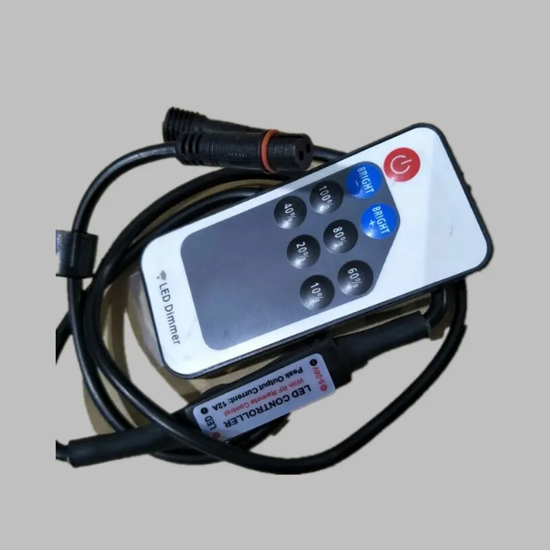 RF wirelss led диммер DC5-24V контроль для одноцветной светодиодной ленты одного цвета |