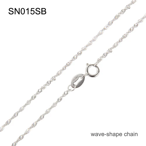 SN015SB CLUCI Настоящее серебро 925 проба цепочка для ожерелья Изготовление ювелирных изделий из драгоценных камней женские ожерелья аксессуары Регулируемая цепочка серебро 925 - Цвет камня: SN015SB
