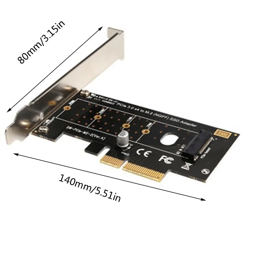 M.2 Накопитель SSD с протоколом NVME NGFF к PCI Express 3,0X4 адаптер M ключ интерфейсная карта полная скорость 6 Гбит/с адаптер