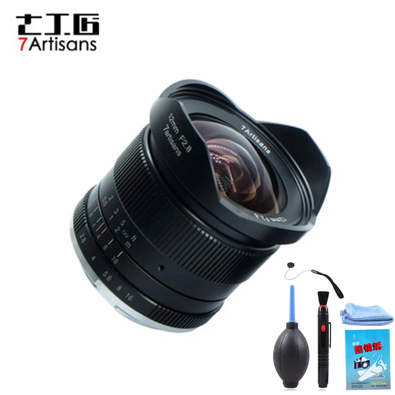 7 artisans 12 мм f2.8 ультра широкоугольный объектив для Sony E-mount APS-C беззеркальные камеры
