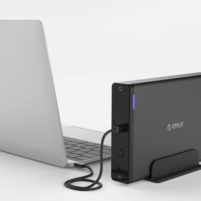 ORICO 7688C3 3,5 дюймов SATA для USB3.1 type-C Внешний чехол HDD SSD жесткий диск hdd корпус док-станция для хранения 8 ТБ Емкость