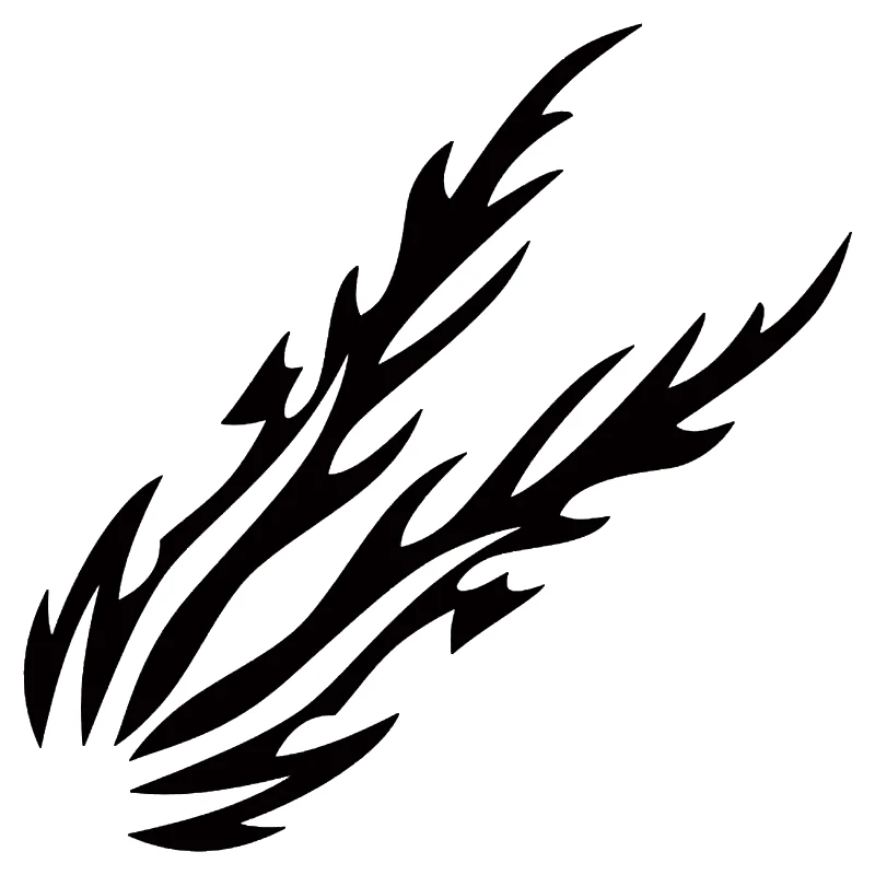 2x Car Fire Flames Racing Hood Decals Vinyl Motor Auto Bonnet Sticker Fashion Personality Front Stickers | Автомобили и мотоциклы