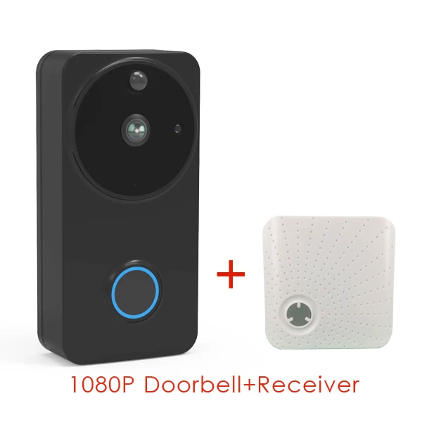 BellReceiver CTVMAN дверной Звонок камера Wifi 1080P Смарт видео дверные звонки облачная безопасность домофон IP беспроводной видео звонок батарея Открытый дверной Звонок - Цвет: BellReceiver