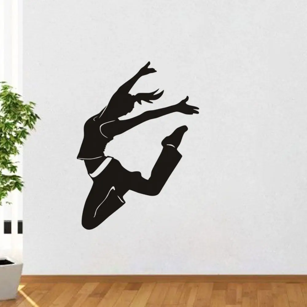 Танцор стадион виниловые наклейки на стену для домашнего интерьера съемный