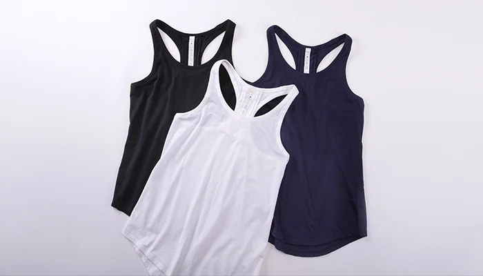 La Isla Женская Пима хлопок легкий без рукавов тренировки T Back Tank Top