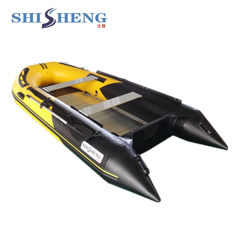 

Chinese Hard ALuminum Floor PVC Material Inflatable Boat with CE Certificate