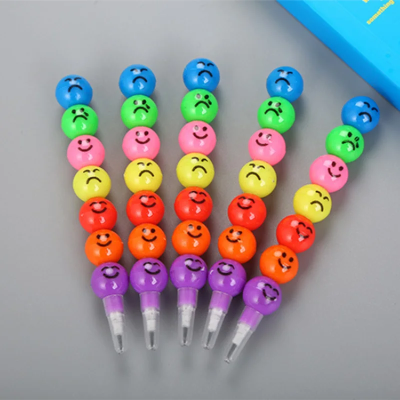 Pencil 5 шт./партия креативные 7 цветов мелки Kawaii Сахарное покрытие Haws мультфильм Граффити карандаш для детей подарок милые канцелярские принадлежности - Цвет: Pencil
