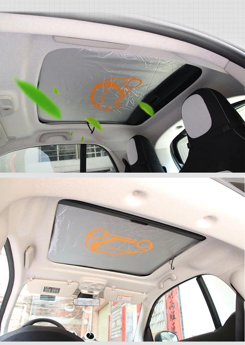 Складной навес от солнца, Теплоизоляционный тент для Smart Forfour Fortwo 453 451 450, тент на лобовое стекло, покрытие автомобиля, автозапчасти