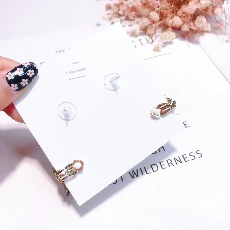 Модные 1 пара золотого цвета розы из металла каффы в стиле панк Рок цветок клип на