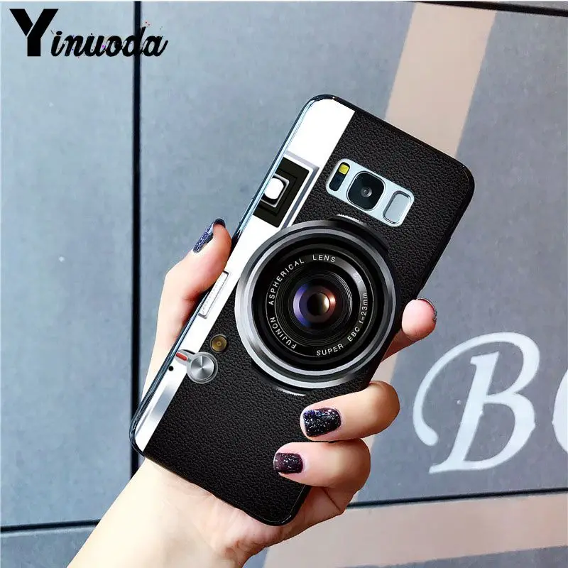 Цветной милый чехол Yinuoda в стиле ретро для телефона Samsung Galaxy S9 S20 S10 Plus S10E S6 S7 S8 S9Plus |