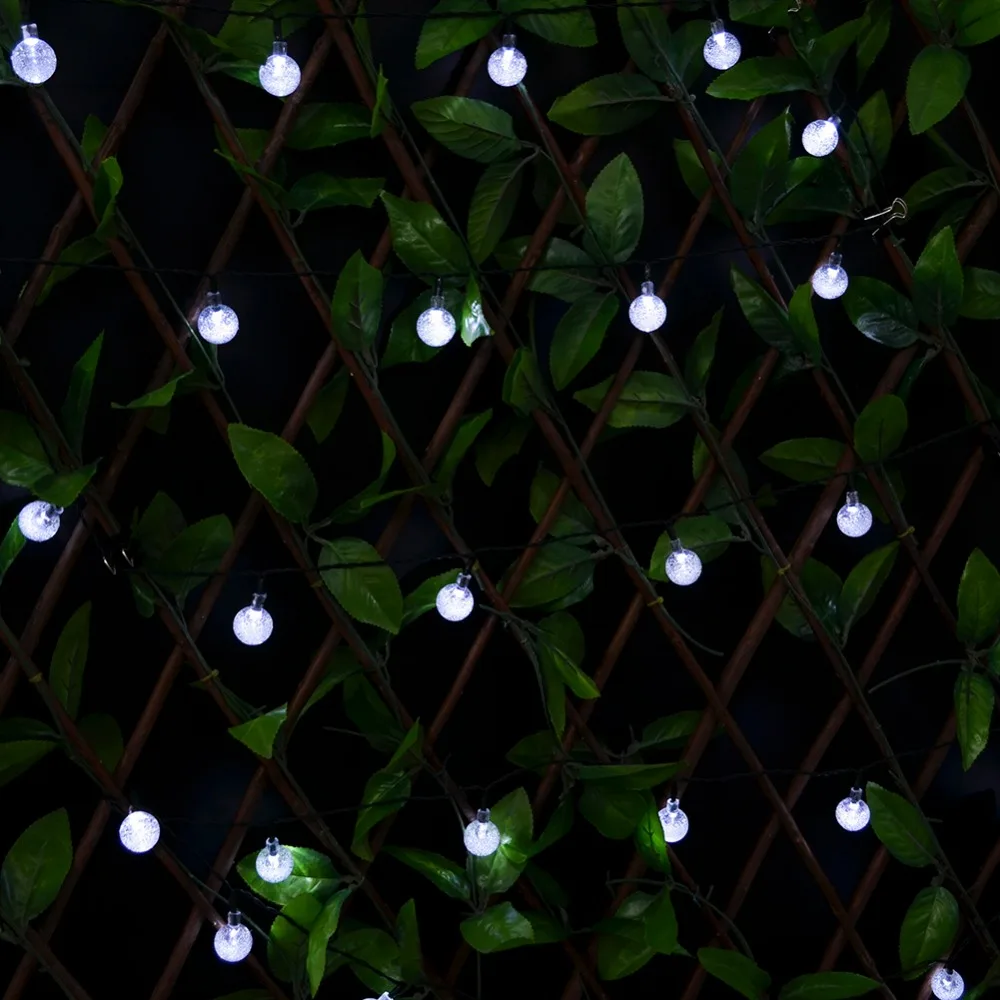 

20 LED Solar String Lights Outdoor Ball Solar Power Fairy Lights for Garden Fence Landscape Christams Decoration Lighting Lamp