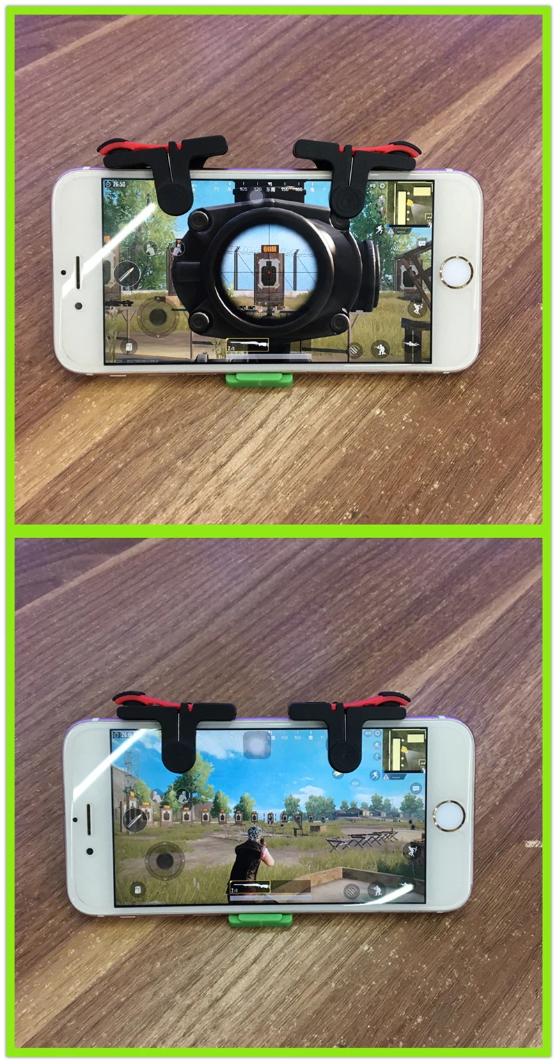 Телефон L1R1 сцепление с джойстиком/триггер огонь пуговицы для iPhone X 7 6 XS мобильные телефоны Android IOS геймпад Pubg контроллер держатель