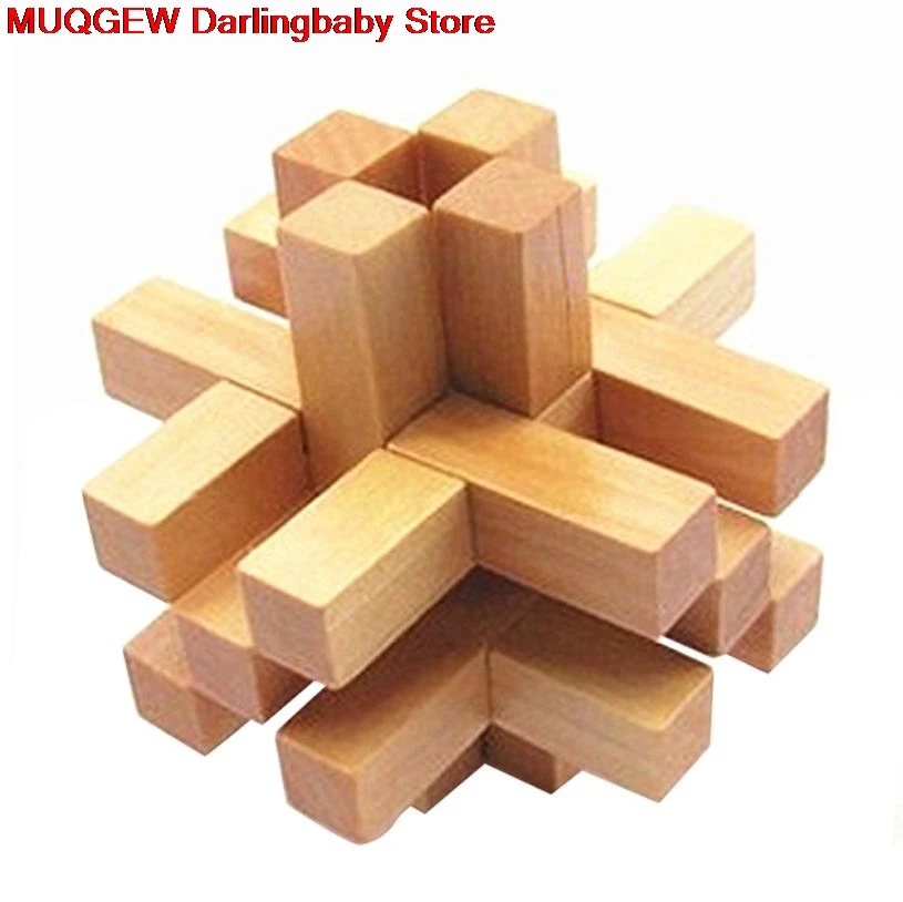 Wooden Puzzles Деревянный разведки игрушка китайский Логические игры 3D IQ головоломки обучение образование для детей взрослых забавными гаджет подарок на день рождения развивающие игрушки деревянные игрушки пазлы головоломки - Цвет: Wooden Puzzles