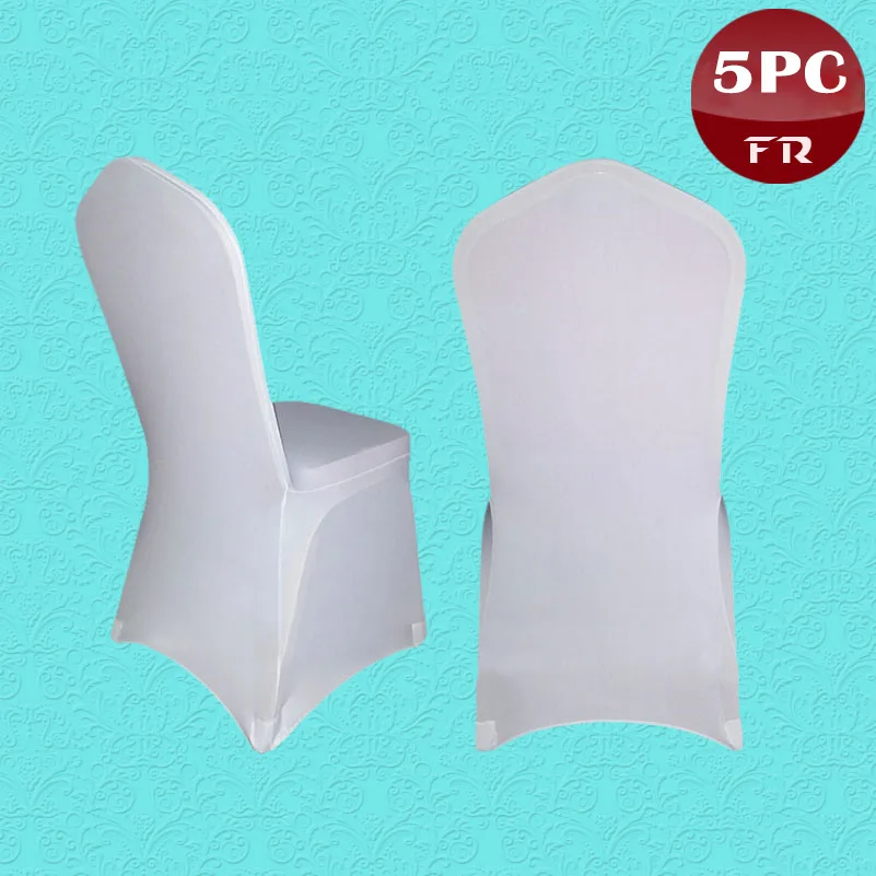 Эластичные универсальные чехлы для стульев из спандекса 5 шт.|chair covers for weddings|spandex