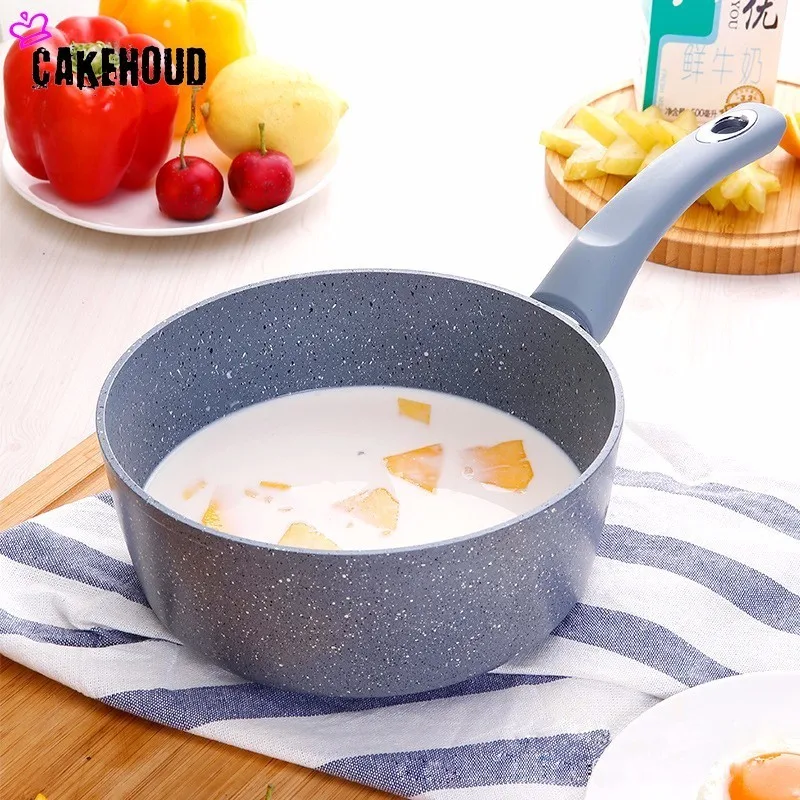 CAKEHOUD 20 см розовый, алюминиевый сплав емкость для молока антипригарная сковорода приготовления горячего молока Плита горшок кухонная утварь