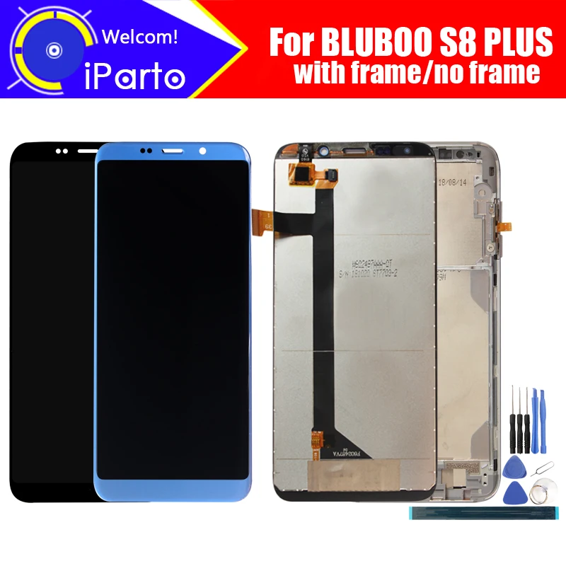 6,0 дюймов BLUBOO S8 PLUS ЖК-дисплей+ кодирующий преобразователь сенсорного экрана в сборе ЖК+ сенсорный дигитайзер для S8 PLUS+ Инструменты