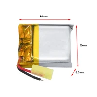 wama 602020 3 7v li polymer rechargeable battery over charge protected pcb for bluetooth speakers headphones diy