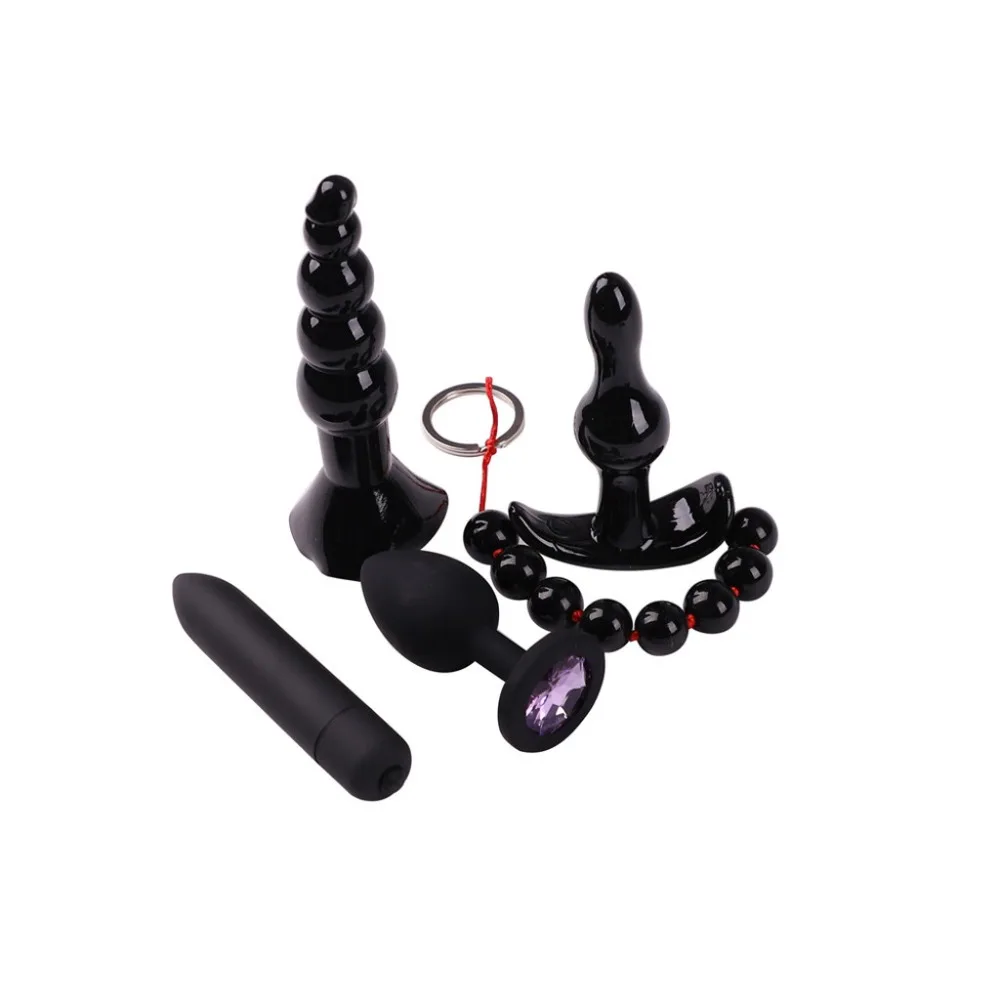 Vibrator Jewelry Stone Butt Anal Plug Vibration Sensuality Vibrating 7PCS Sexy Erotic Dilator Massager For Men Gay |